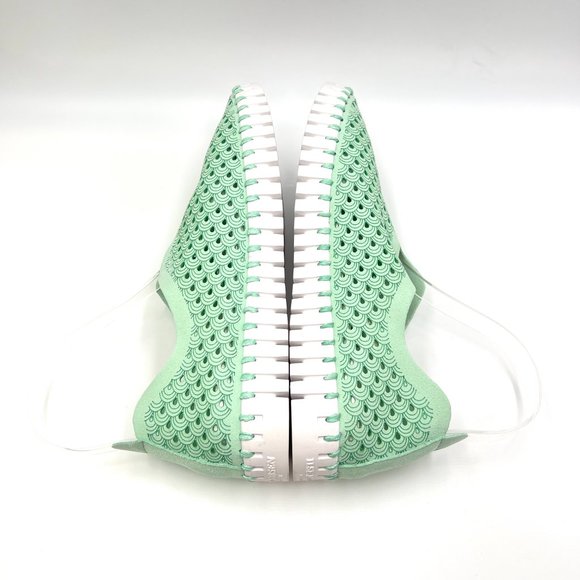 Ilse Jacobsen Hornbaek Tulip 139 Mint Green Perforated Slip On Sneakers Shoes 41 - Picture 8 of 14